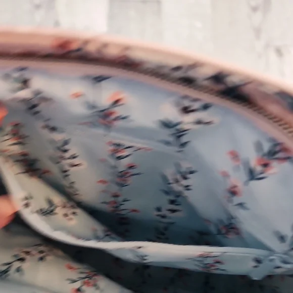 Vera Bradley Pink and Blue Crossbody Bag Floral Design - Picture 9 of 9